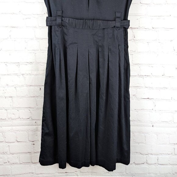 Alfani Sleeveless Black Dress w/ Silver Stud Buttons - Size 2 - Picture 7 of 9